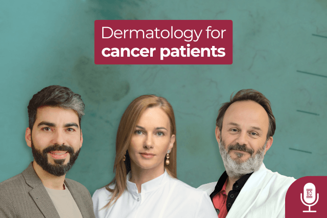 eadv podcast with Azael Freites Martinez , Prof. Zoe Apalla, Dr. Vincent Sibaud