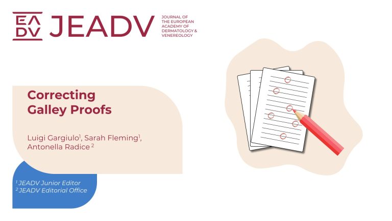 Correcting Galley Proofs (1)