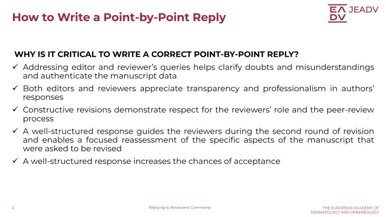 Replying to Reviewers Comments (2)