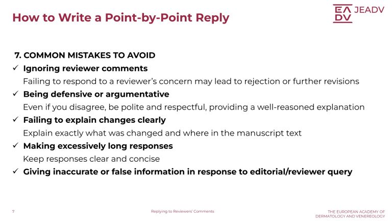 Replying to Reviewers Comments (7)
