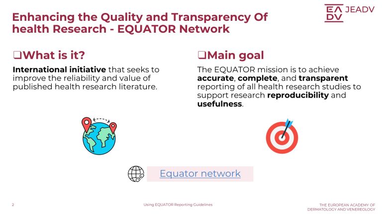 Using EQUATOR Reporting Guidelines (2)